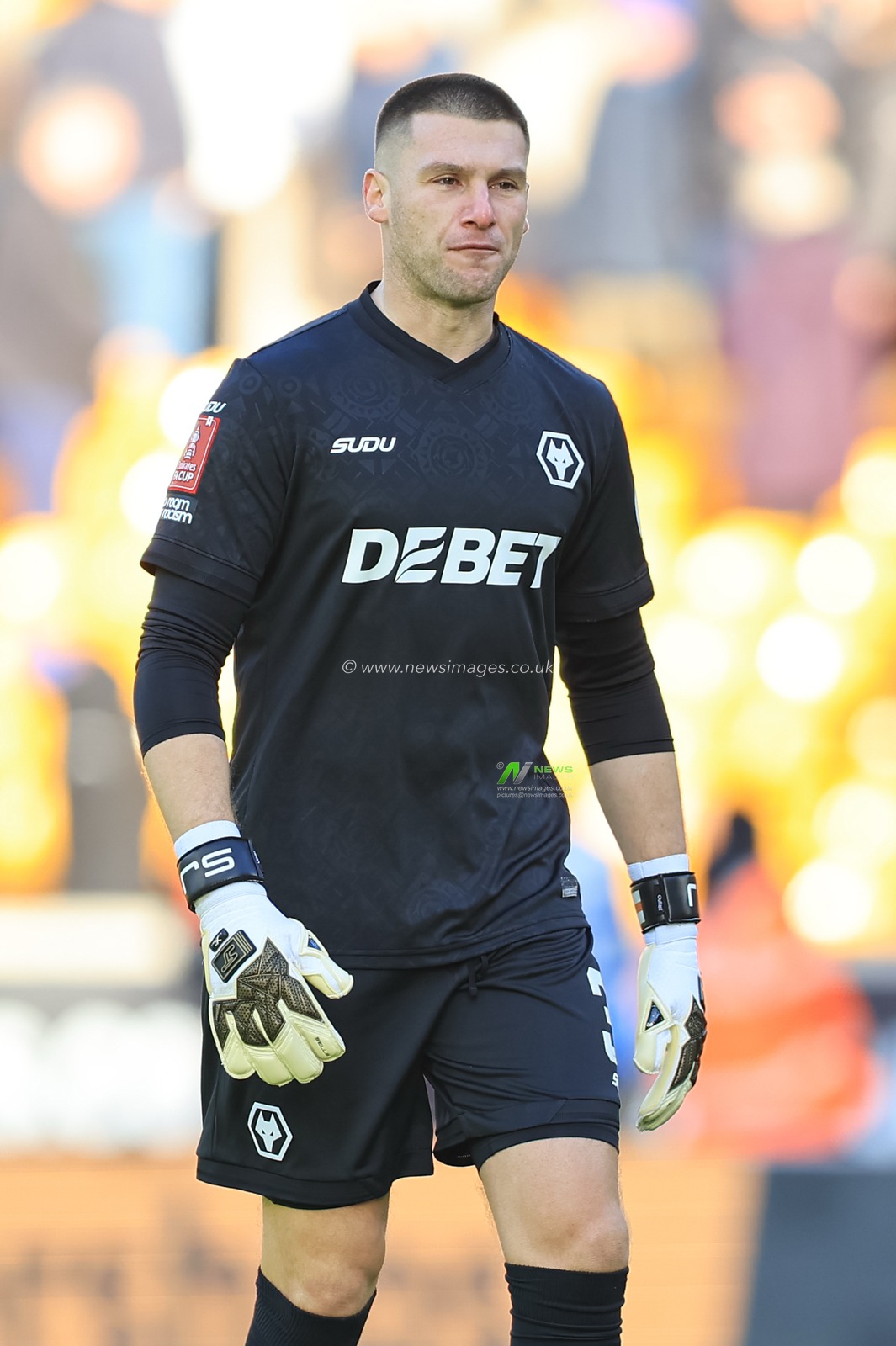 Wolverhampton Wanderers goalkeeper Sam Johnstone during the Emirates FA Cup Third Round match Wolverhampton Wanderers vs Shrewsbury Town at Molineux, Wolverhampton, United Kingdom, 10th January 2026

(Photo by Euan Manning/News Images)