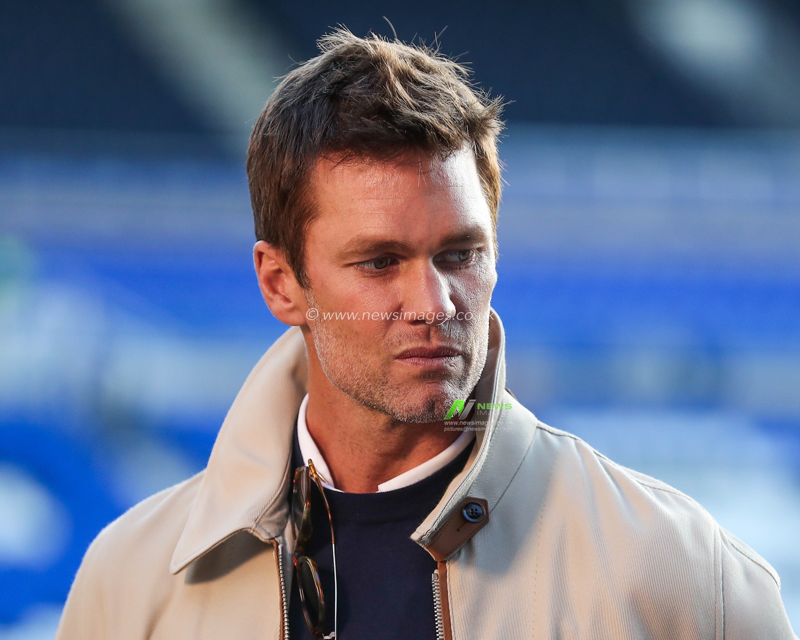 Tom Brady is interviewed prior to the Sky Bet League 1 match Birmingham City vs Wrexham at St. Andrew's @ Knighthead Park, Birmingham, United Kingdom, 16th September 2024

(Photo by Gareth Evans/News Images)