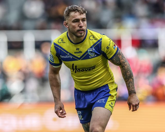 Sam Powell of Warrington Wolves during the Betfred Magic Weekend 2025 match Wigan Warriors vs Warrington Wolves at St. James's Park, Newcastle, United Kingdom, 4th May 2025

(Photo by Mark Cosgrove/News Images)