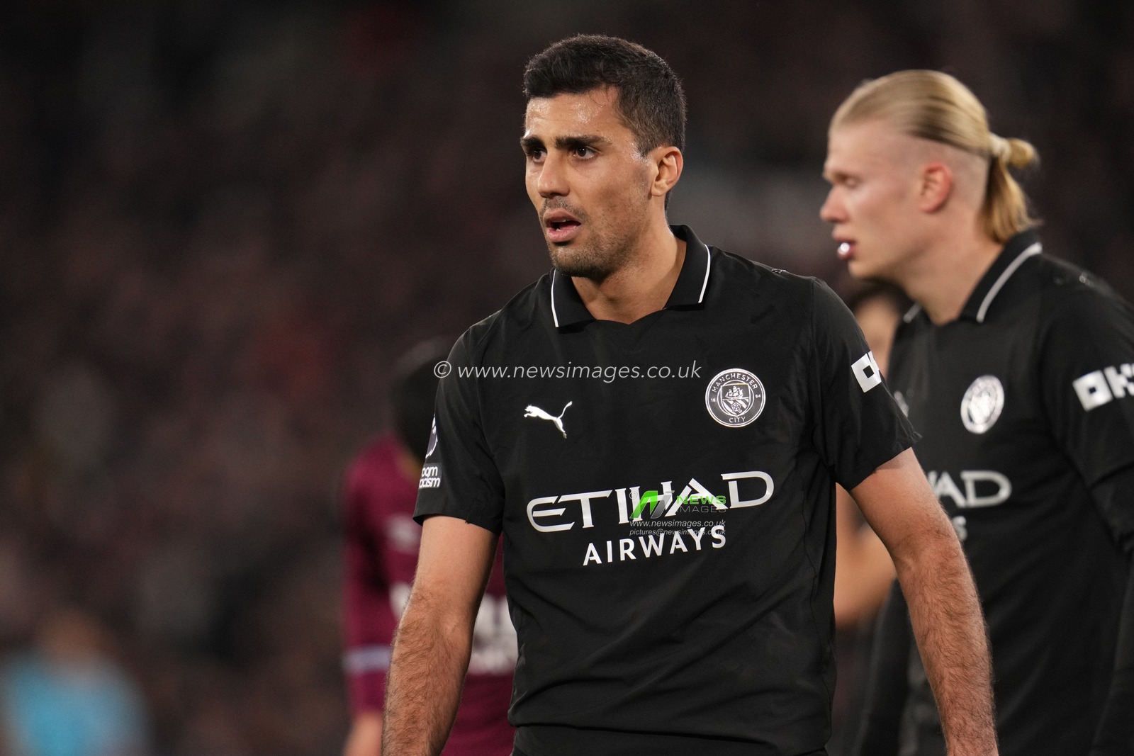 Rodri of Manchester City during the Premier League match West Ham United vs Manchester City at London Stadium, London, United Kingdom on 14 March 2026

(Photo by Harvey Murphy/News Images)