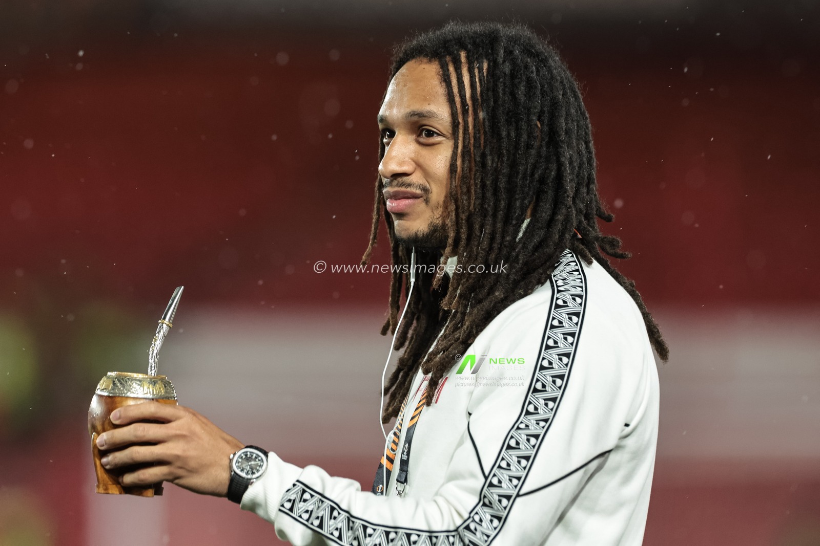 Kevin Mbabu of FC Midtjylland arrives during the UEFA Europa League Last 16 match Nottingham Forest vs FC Midtjylland at City Ground, Nottingham, United Kingdom on 12 March 2026

(Photo by Alfie Cosgrove/News Images)