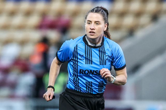 Referee Tara Jones during the Betfred Super League round 8 match York Knights vs Leigh Leopards at LNER Community Stadium, York, United Kingdom on 17 April 2026

(Photo by Alfie Cosgrove/News Images)