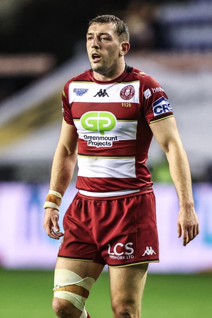 Jake Wardle of Wigan Warriors during the Betfred Super League round 27 match Wigan Warriors vs Leeds Rhinos at The Brick Community Stadium, Wigan, United Kingdom, 19th September 2025

(Photo by Alfie Cosgrove/News Images)