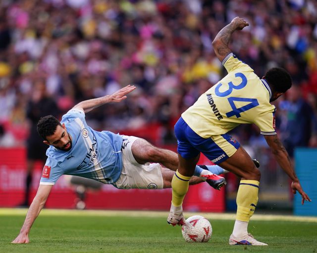 during the Emirates FA Cup Semi-Final match Manchester City vs Southampton at Wembley Stadium, London, United Kingdom on 25 April 2026

(Photo by Harvey Murphy/News Images)