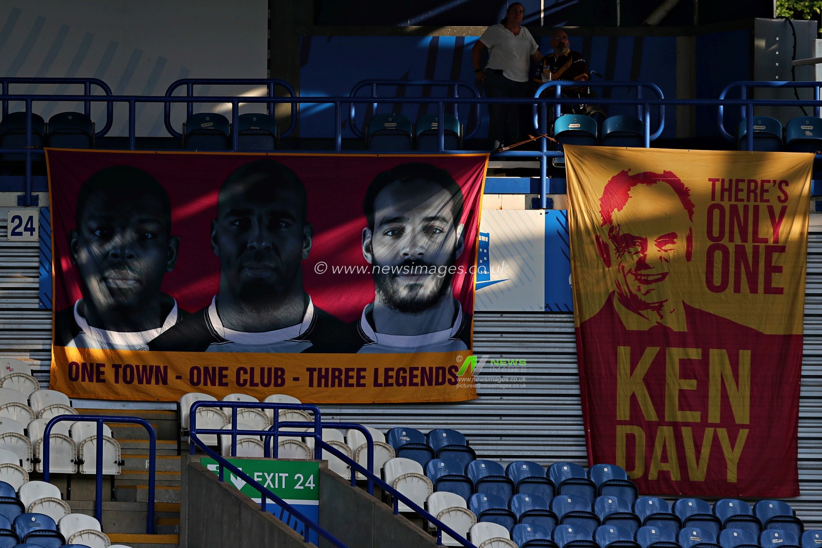 Huddersfield flags before the Betfred Super League round 19 match Huddersfield Giants vs Wakefield Trinity at the Accu Stadium, Huddersfield, United Kingdom, 18th July 2025(Photo by Sam Eaden/News Images)