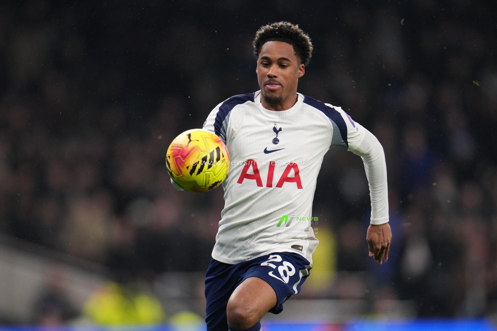 Wilson Odobert of Tottenham Hotspur during the Premier League match Tottenham Hotspur vs Newcastle Untied at Tottenham Hotspur Stadium, London, United Kingdom on 10 February 2026

(Photo by Harvey Murphy/News Images)