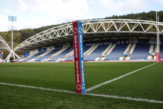 A general view of The Accu Stadium during the Betfred Super League round 8 match Huddersfield Giants vs Leeds Rhinos at Accu Stadium, Huddersfield, United Kingdom on 17 April 2026

(Photo by Mark Cosgrove/News Images)