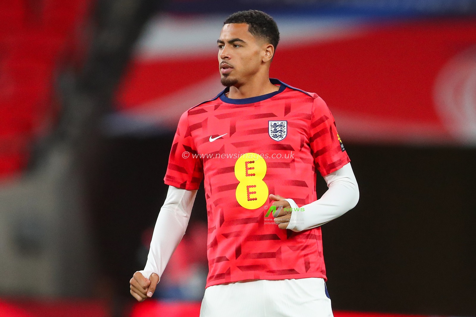 Levi Colwill of England warms up prior to the UEFA Nations League - League B - Group B2 - match England vs Greece at Wembley Stadium, London, United Kingdom, 10th October 2024

(Photo by Gareth Evans/News Images)