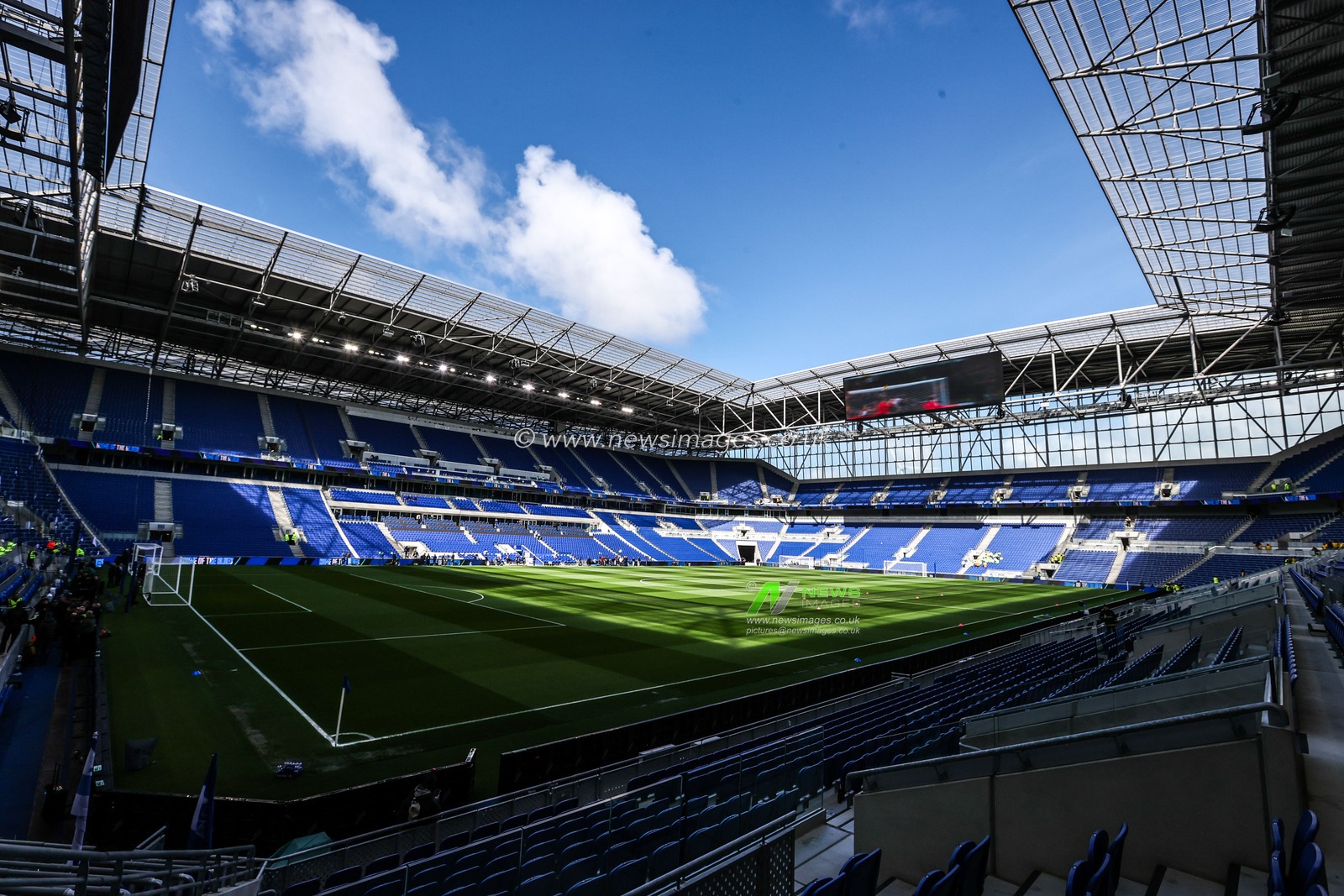A general view of Hill Dickinson Stadium ahead of the Premier League match Everton vs Liverpool at Hill Dickinson Stadium, Liverpool, United Kingdom on 19 April 2026

(Photo by Alfie Cosgrove/News Images)