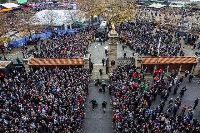 New Zealand players arrive during the Quilter Nations Series 2025 match England vs New Zealand at Allianz Stadium, Twickenham, United Kingdom, 15th November 2025

(Photo by Mark Cosgrove/News Images)

*** GER AUT SUI OUT ***