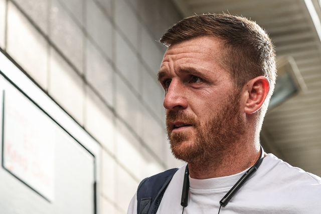 Marc Sneyd of Warrington Wolves arrives during the Betfred Super League Round 26 match Hull FC vs Warrington Wolves at MKM Stadium, Hull, United Kingdom, 13th September 2025

(Photo by Alfie Cosgrove/News Images)