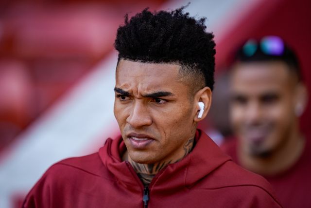 Igor Jesus of Nottingham Forest arrives at the stadium prior to kick off during the Premier League match Nottingham Forest vs Burnley at City Ground, Nottingham, United Kingdom on 19 April 2026

(Photo by Maynard Manyowa/News Images)