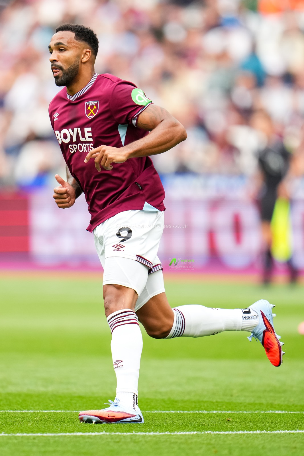 Callum Wilson of West Ham United during the Premier League match West Ham United vs Crystal Palace at London Stadium, London, United Kingdom, 20th September 2025

(Photo by Harvey Murphy/News Images)