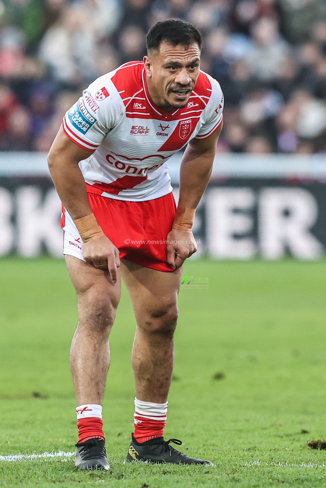 Sauaso Sue of Hull KR during the Betfred Super League Semi Final 2 match Hull KR vs St Helens at Sewell Group Craven Park, Kingston upon Hull, United Kingdom, 3rd October 2025

(Photo by Alfie Cosgrove/News Images)