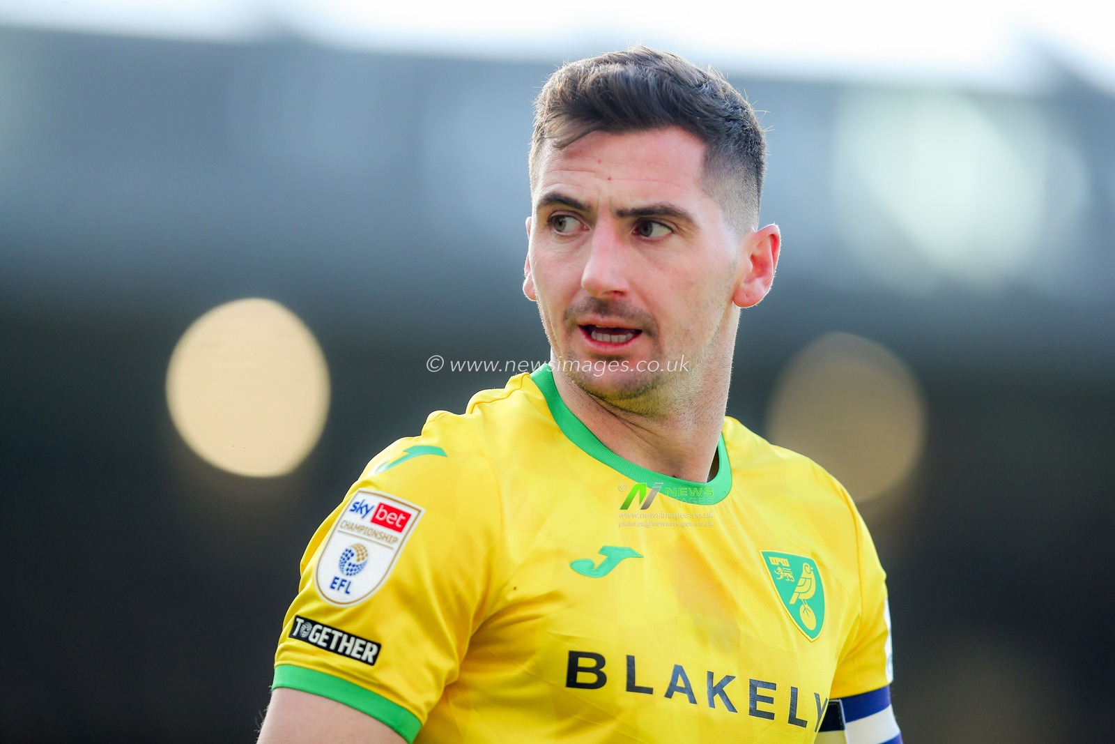 Kenny McLean of Norwich City reacts during the Sky Bet Championship match Norwich City vs Swansea City at Carrow Road, Norwich, United Kingdom, 25th January 2025

(Photo by Izzy Poles/News Images)