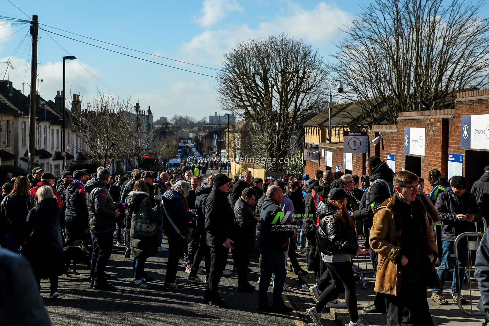 Fans arrive at Selhurst Park prior to the Emirates FA Cup 5th Round match Crystal Palace vs Millwall at Selhurst Park, London, United Kingdom, 1st March 2025

(Photo by Izzy Poles/News Images)