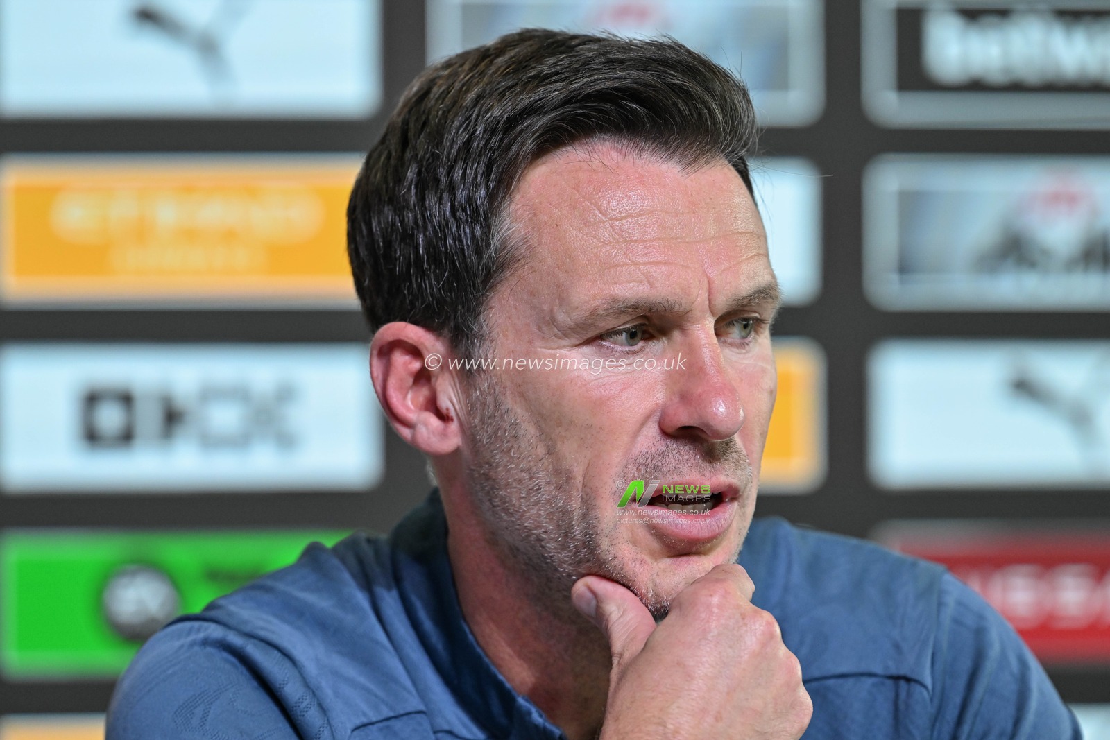 Gareth Taylor manager of Manchester City Women during Manchester City women's Champions League Press Conference at Joie Stadium, Manchester, United Kingdom, 8th October 2024

(Photo by Cody Froggatt/News Images)