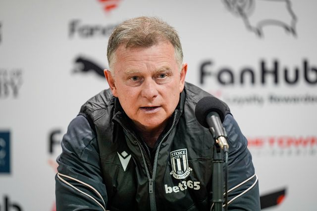 Mark Robins manager of Stoke City in the manager post match press conference during the Sky Bet Championship match Derby County vs Stoke City at Pride Park Stadium, Derby, United Kingdom on 06 April 2026

(Photo by Maynard Manyowa/News Images)