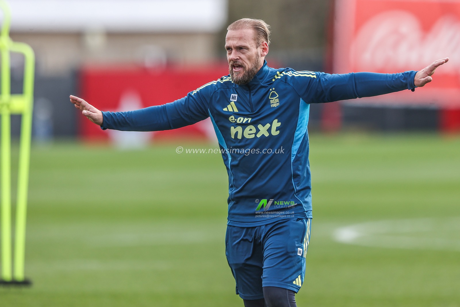 Marco Knoop, goalkeeping coach during the Nottingham Forest open training session ahead of their UEFA Europa League last 16 match against FC Midtjylland at The Nigel Doughty Academy, Nottingham, United Kingdom on 11 March 2026

(Photo by Alfie Cosgrove/News Images)