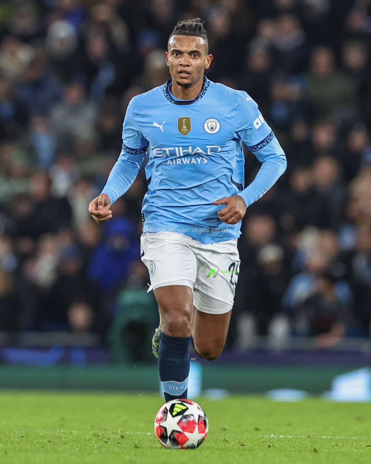 Manuel Akanji of Manchester City during the UEFA Champions League Matchday 8 of 8 Manchester City vs Club Brugge at Etihad Stadium, Manchester, United Kingdom, 29th January 2025

(Photo by Mark Cosgrove/News Images)