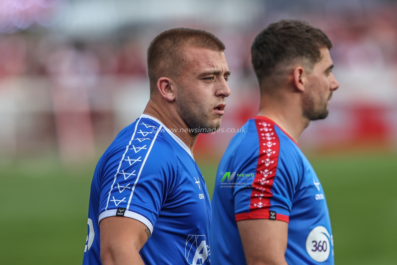 Mikey Lewis of Hull KR during pre-game warm up during the Betfred Super League round 16 match Hull KR vs Wakefield Trinity at Sewell Group Craven Park, Kingston upon Hull, United Kingdom, 27th June 2025

(Photo by Alfie Cosgrove/News Images)