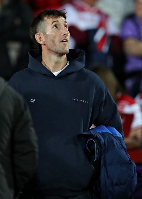 Stefan Ratchford of Warrington Wolves before the Betfred Super League round 27 match Hull KR vs Warrington Wolves at Sewell Group Craven Park, Kingston upon Hull, United Kingdom, 18th September 2025(Photo by Sam Eaden/News Images)