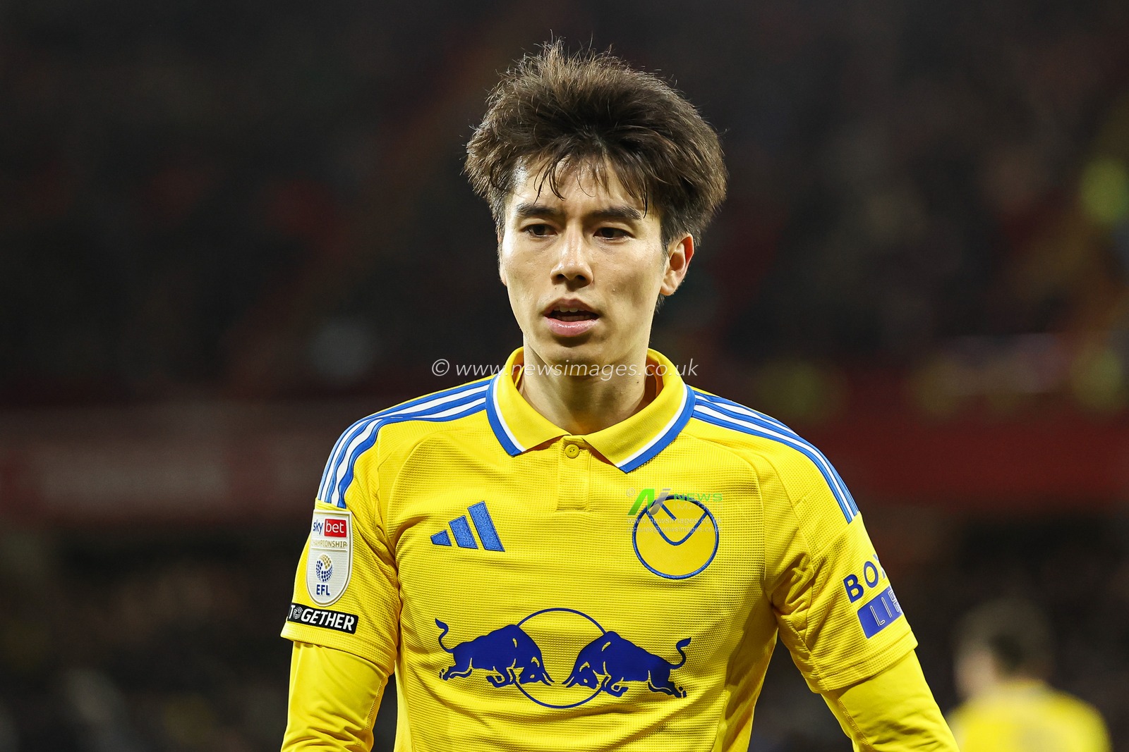 Ao Tanaka of Leeds United during the Sky Bet Championship match Sheffield United vs Leeds United at Bramall Lane, Sheffield, United Kingdom, 24th February 2025

(Photo by Mark Cosgrove/News Images)