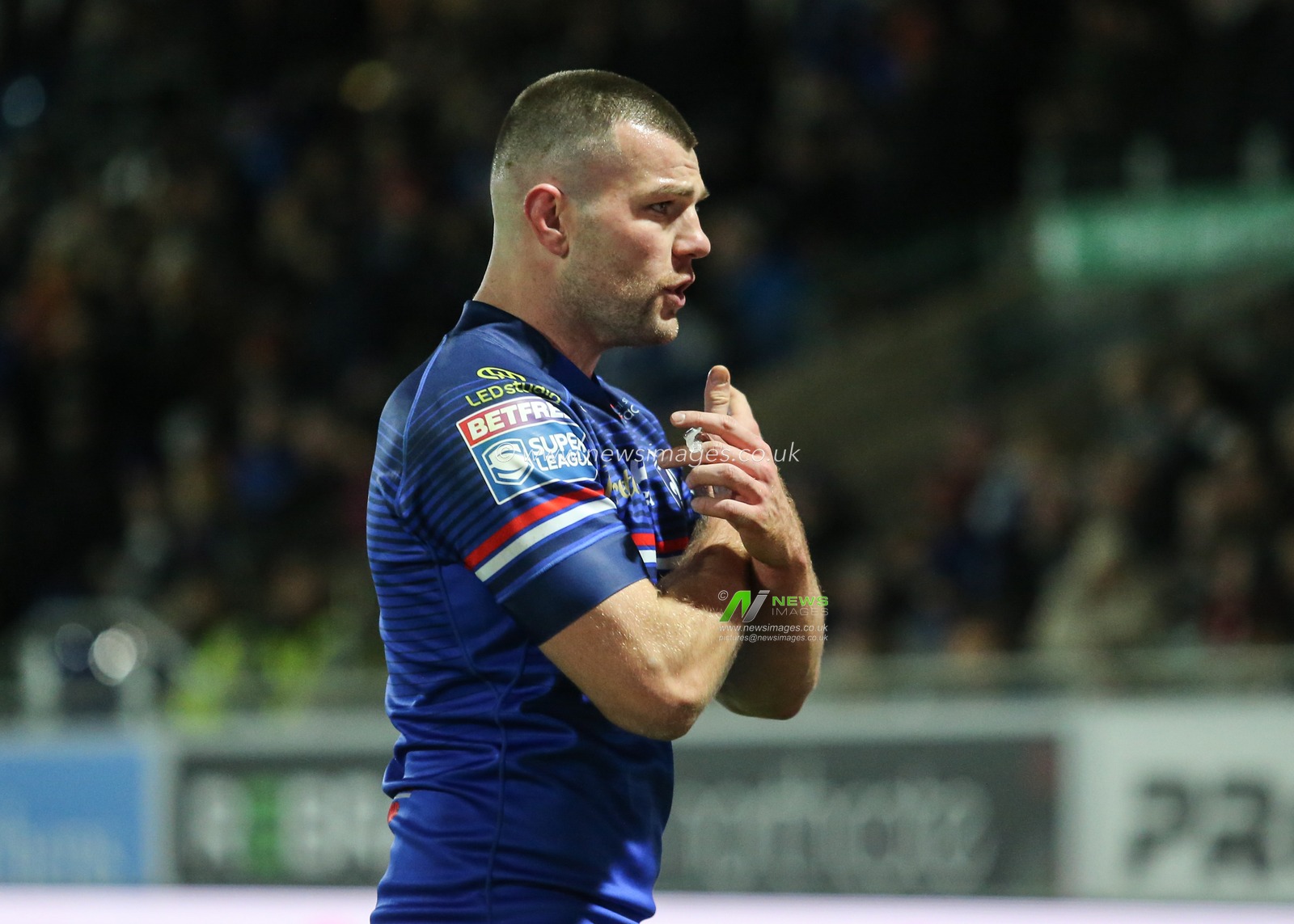 Max Jowitt of Wakefield Trinity during the Betfred Super League Round 1 match Wakefield Trinity vs Toulouse Olympique at DIY Kitchens Stadium, Wakefield, United Kingdom on 14 February 2026

(Photo by Richard Bierton/News Images)