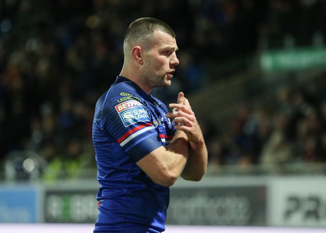 Max Jowitt of Wakefield Trinity during the Betfred Super League Round 1 match Wakefield Trinity vs Toulouse Olympique at DIY Kitchens Stadium, Wakefield, United Kingdom on 14 February 2026

(Photo by Richard Bierton/News Images)