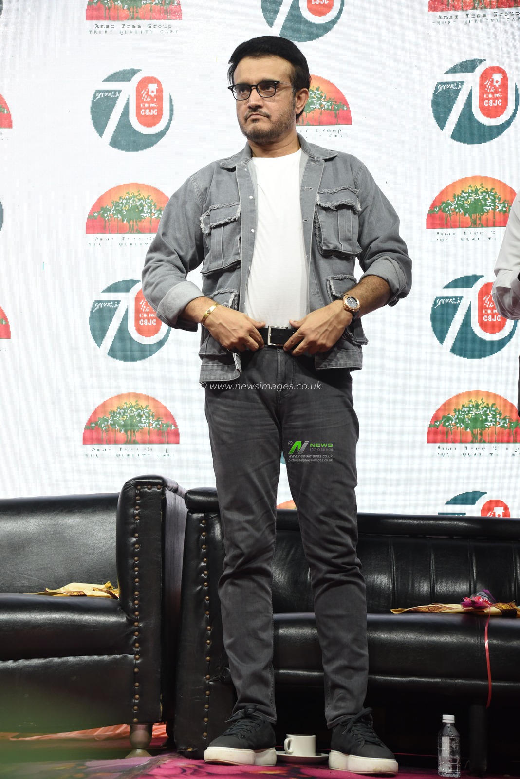 Former India Cricket Team Captain and Cricket Association of Bengal President Sourav Ganguly at the a award ceremony event in Kolkata,India on October 24,2025,Photo by Debajyoti Chakraborty.(Photo: Debajyoti Chakraborty/News Images)