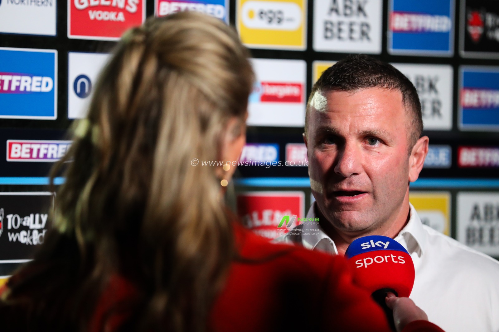 Willie Peters Head Coach of Hull KR gives an interview ahead of the Betfred Super League Round 4 match St Helens vs Hull KR at Totally Wicked Stadium, St Helens, United Kingdom, 7th March 2025

(Photo by Gareth Evans/News Images)