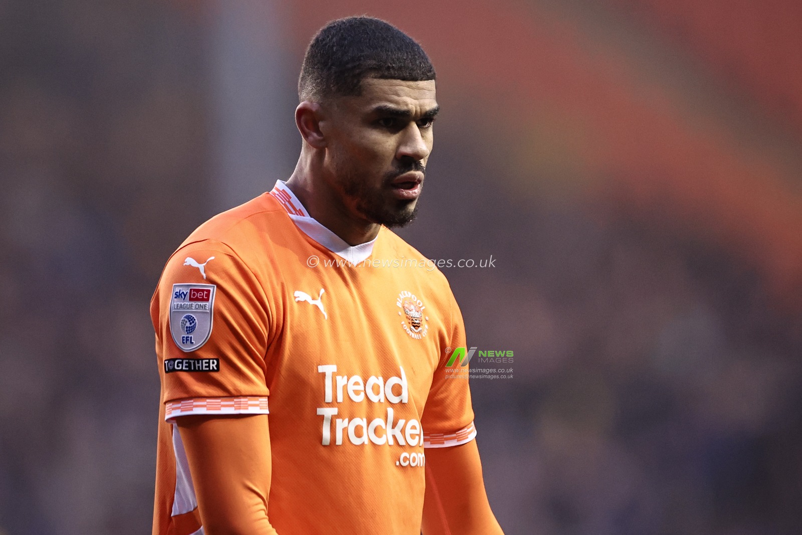 Ashley Fletcher of Blackpool during the Sky Bet League 1 match Blackpool vs Mansfield Town at Bloomfield Road, Blackpool, United Kingdom, 15th February 2025

(Photo by Mark Cosgrove/News Images)