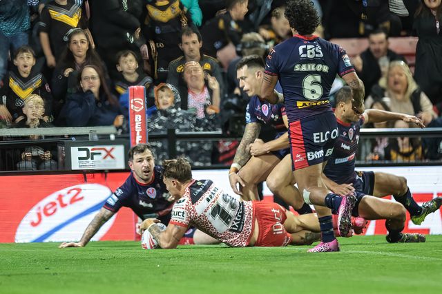Betfred Super League Round 26 Leigh Leopards v St Helens