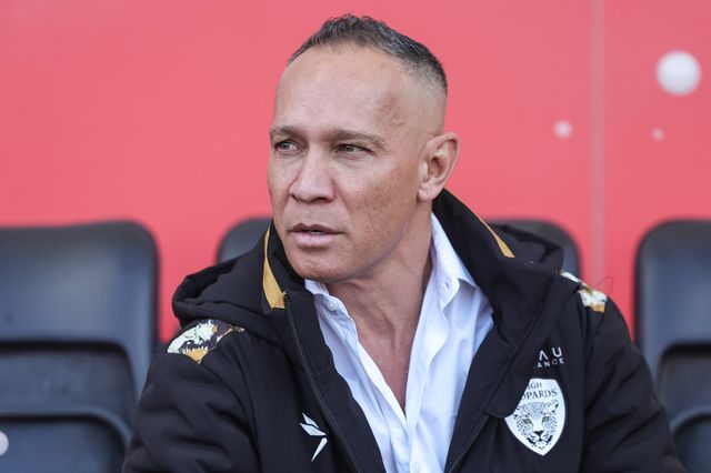 Adrian Lam head coach of Leigh Leopards during the Betfred Super League round 6 match Leigh Leopards vs Toulouse at Leigh Sports Village, Leigh, United Kingdom on 28 March 2026

(Photo by Mark Cosgrove/News Images)