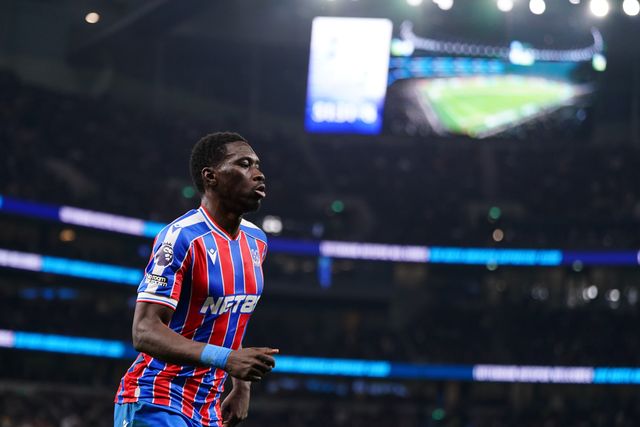 Ismaila Sarr of Crystal Palace celebrates goal during the Premier League match Tottenham Hotspur vs Crystal Palace at Tottenham Hotspur Stadium, London, United Kingdom on 05 March 2026

(Photo by Harvey Murphy/News Images)