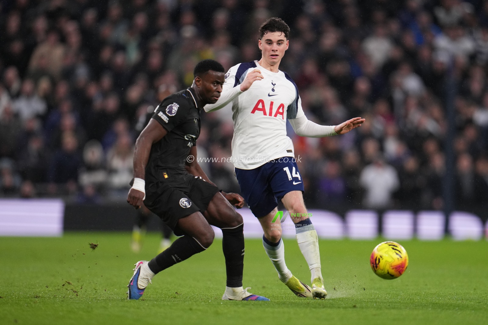 during the Premier League match Tottenham Hotspur vs Manchester City at Tottenham Hotspur Stadium, London, United Kingdom, 1st February 2026

(Photo by Harvey Murphy/News Images)