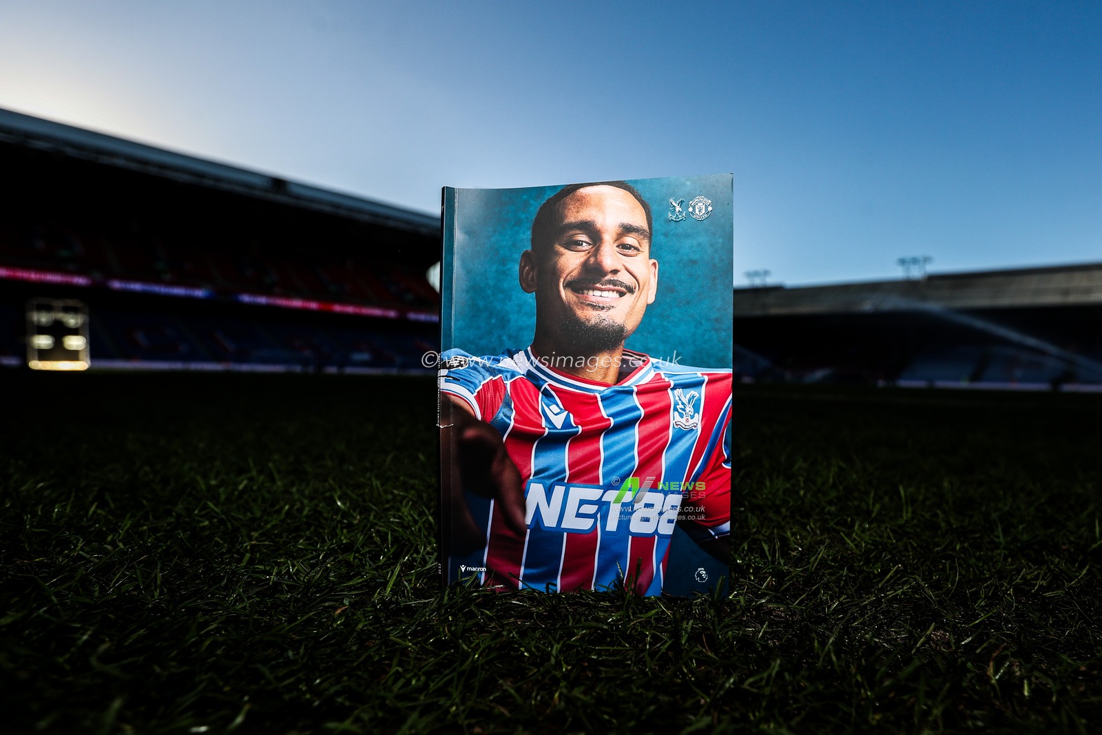 Maxence Lacroix of Crystal Palace on the front cover of the match day programme during the Premier League match Crystal Palace vs Manchester United at Selhurst Park, London, United Kingdom, 30th November 2025

(Photo by Alfie Cosgrove/News Images)

*** GER AUT SUI OUT ***