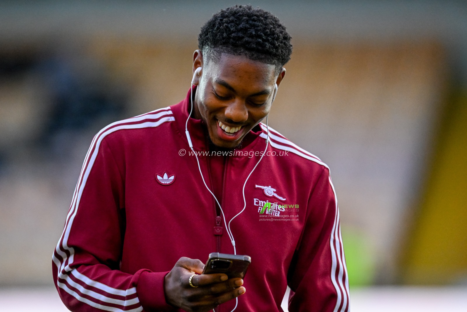 Myles Lewis-Skelly of Arsenal  prior to the Carabao Cup Round 3 match Port Vale vs Arsenal at Vale Park, Burslem, United Kingdom, 24th September 2025

(Photo by Adam Gee/News Images)