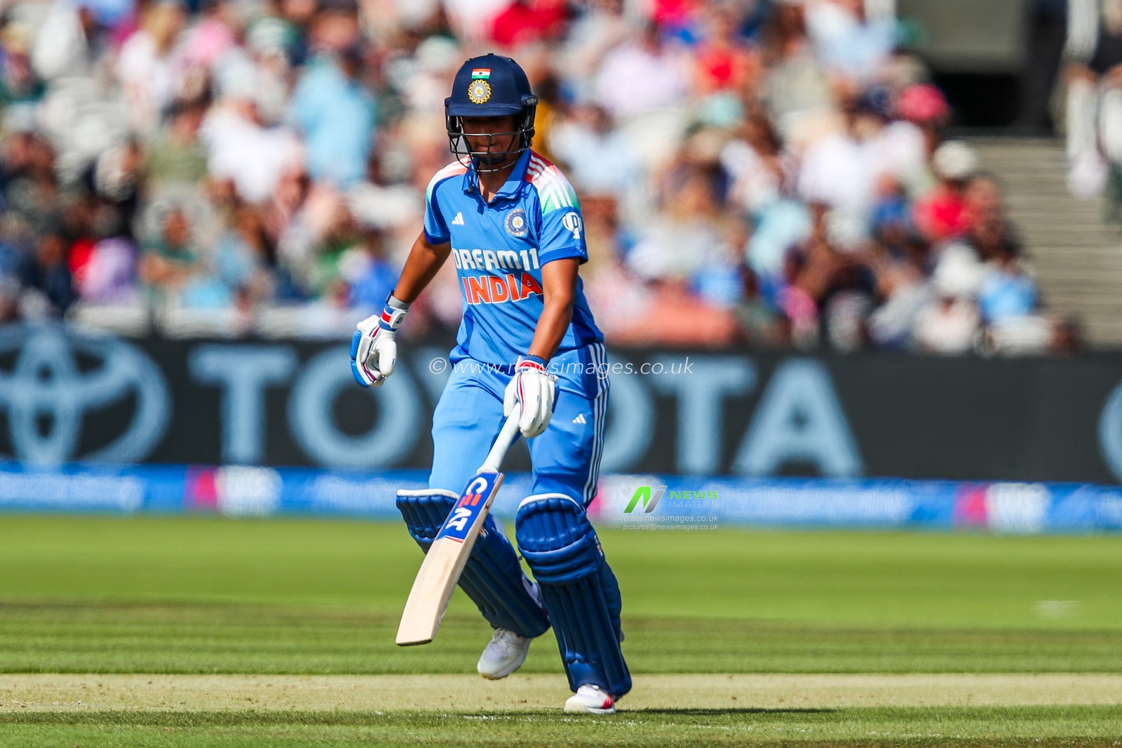 Harmanpreet Kaur of India in action during the 2nd Metro Bank One Day International England Women v India Women at Lords, London, United Kingdom, 19th July 2025

(Photo by Izzy Poles/News Images)