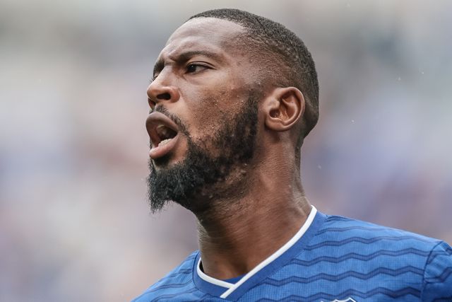 Beto of Everton reacts during the Pre-season friendly match Everton vs A.S. Roma at Hill Dickinson Stadium, Liverpool, United Kingdom, 9th August 2025

(Photo by Mark Cosgrove/News Images)