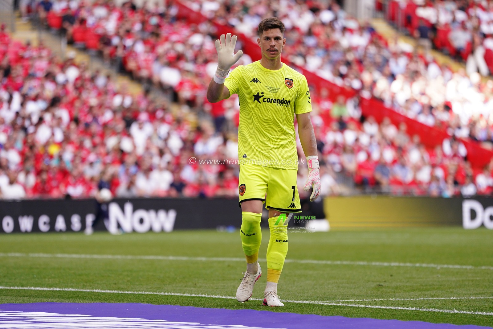 Hull City goalkeeper Ivor Pandur during the Sky Bet Championship Playoffs Final match Hull City vs Middlesbrough at Wembley Stadium, London, United Kingdom on 23 May 2026

(Photo by Harvey Murphy/News Images)