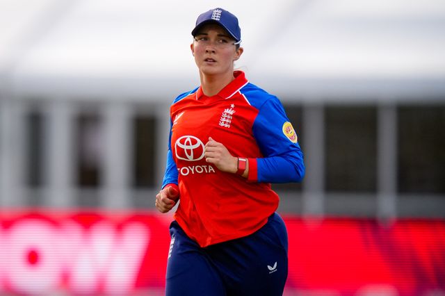 Alice Capsey  of England during the England Women v New Zealand 1st Vitality IT20 match at The Central Co-Op County Ground, Derby, United Kingdom on 20 May 2026

(Photo by Maynard Manyowa/News Images)