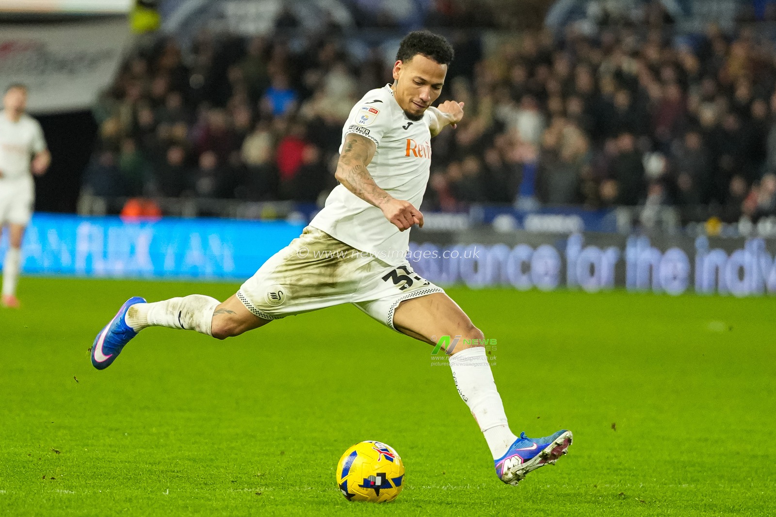 Ronald of Swansea City during the Sky Bet Championship match Swansea City vs Blackburn Rovers at Swansea.com Stadium, Swansea, United Kingdom, 20th January 2026

(Photo by Andrew Lewis/News Images)