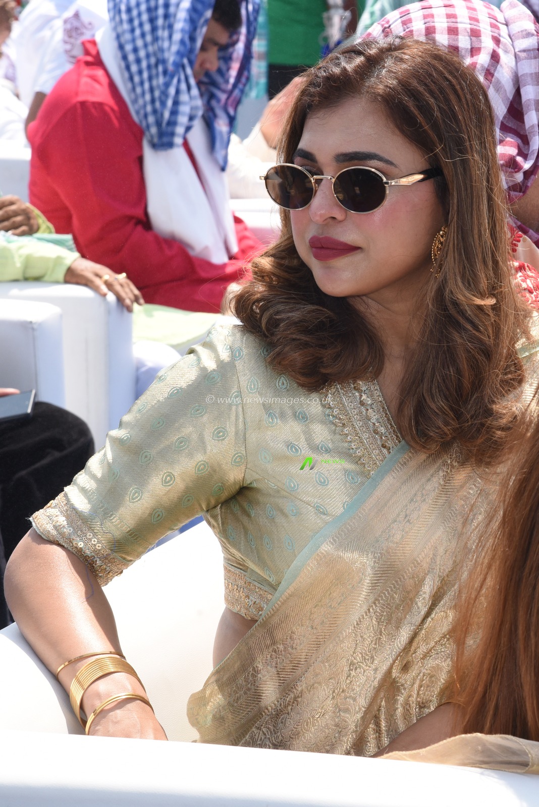 Tollywood Actress Shreya pandey attend during West Bengal Chief Minister Mamata Banerjee Wednesday inaugurated the magnificent Jagannath Dham temple in the tourist town of Digha, Constructed in the traditional Kalinga architectural style, the grand structure, developed by the state government at a cost of Rs 250 crore, is expected to emerge as a major centre for pilgrimage and tourism in the region in Digha.West Bengal,India on April 30,2025.Photo by Debajyoti Chakraborty.(Photo: Debajyoti Chakraborty/News Images)