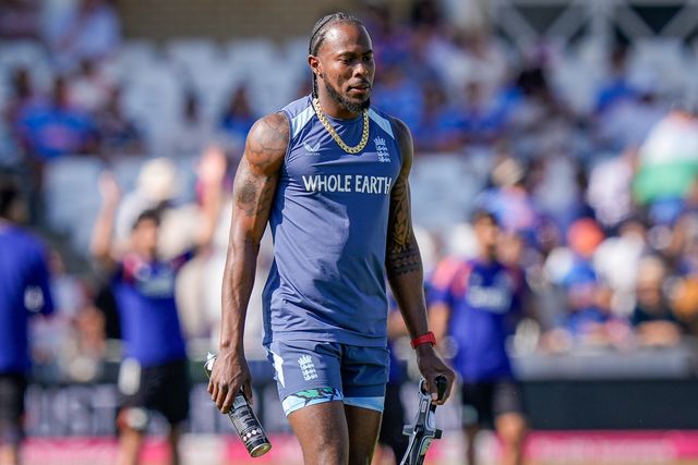 Jofra Archer of England in the pre-game warm up session during the Third Vitality T20 International match England vs India at Trent Bridge, Nottingham, United Kingdom on 07 July 2026

(Photo by Maynard Manyowa/News Images)