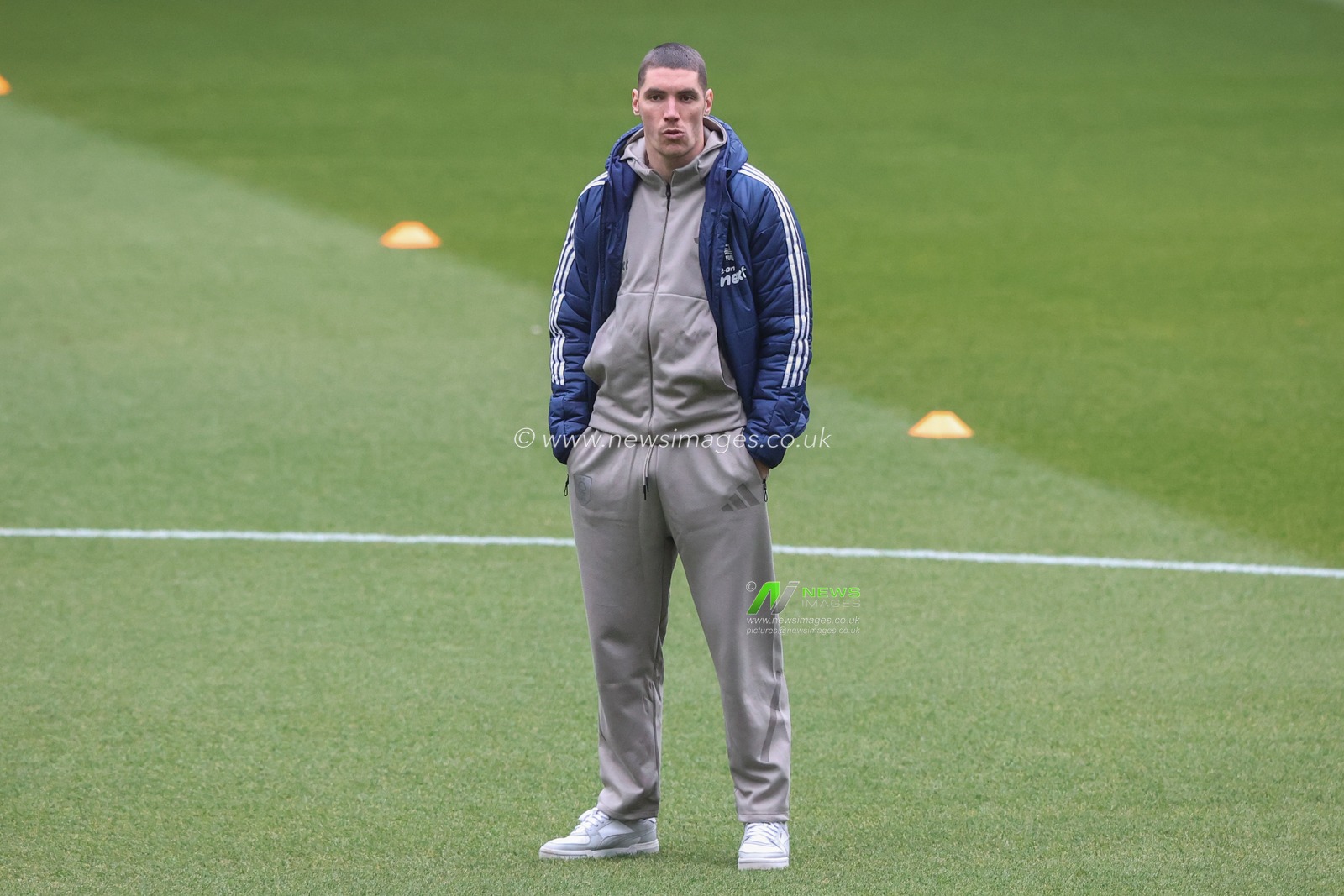 Nikola MilenkoviÄ‡ of Nottingham Forest arrives during the Premier League match Newcastle United vs Nottingham Forest at St. James's Park, Newcastle, United Kingdom, 23rd February 2025

(Photo by Alfie Cosgrove/News Images)
