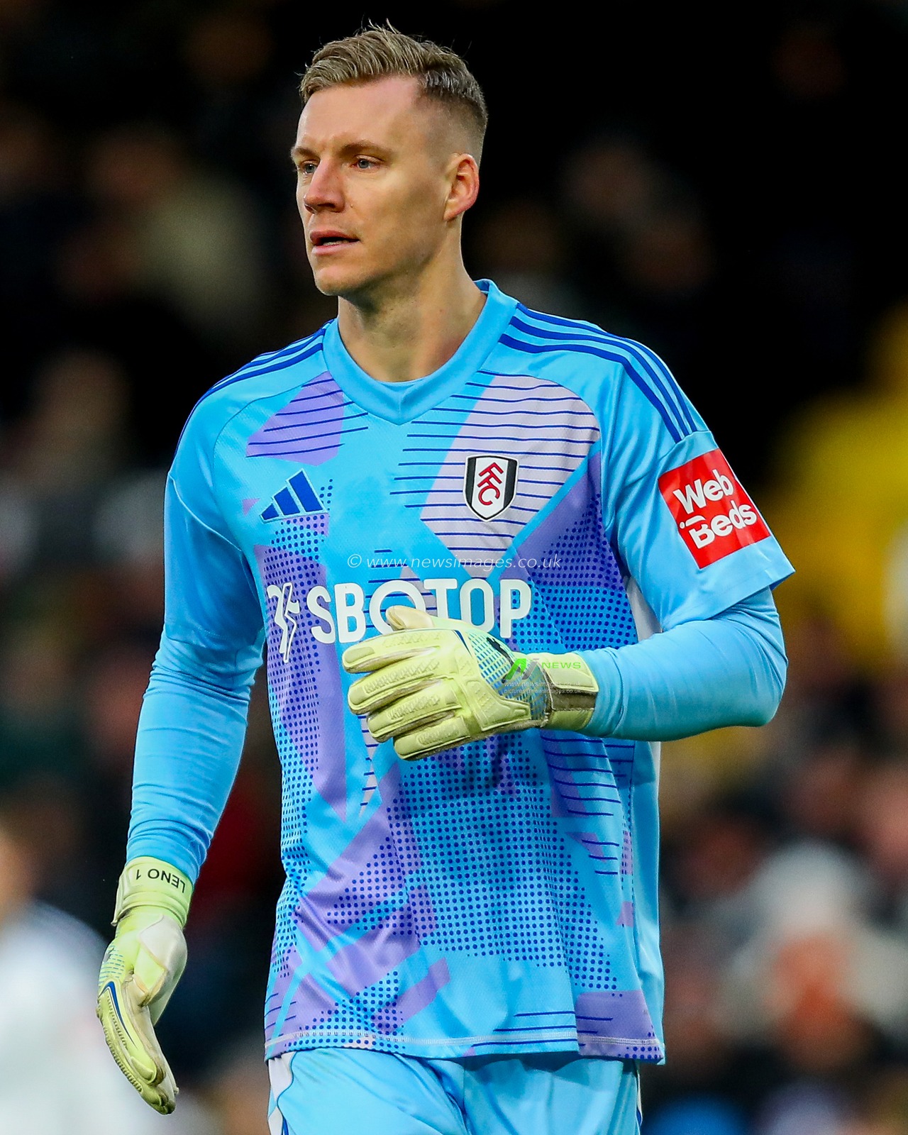 Bernd Leno of Fulham in action during the Premier League match Fulham vs Southampton at Craven Cottage, London, United Kingdom, 22nd December 2024

(Photo by Izzy Poles/News Images)