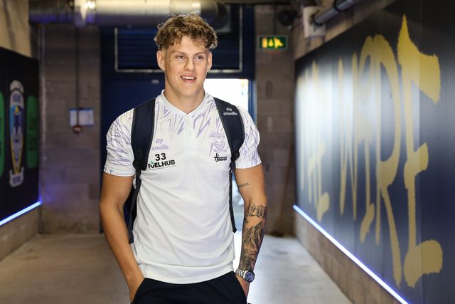 Arron Lindop of Warrington Wolves arrives ahead of the Betfred Super League Round 4 match Warrington Wolves vs Wakefield Trinity at Halliwell Jones Stadium, Warrington, United Kingdom, 9th March 2025

(Photo by Gareth Evans/News Images)