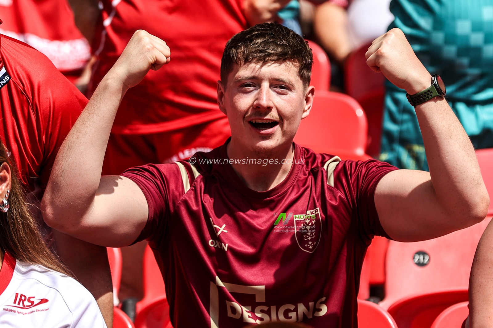 Hull KR fans during the Betfred Challenge Cup Final match Wigan Warriors vs Hull KR at Wembley Stadium, London, United Kingdom on 30 May 2026

(Photo by Alfie Cosgrove/News Images)