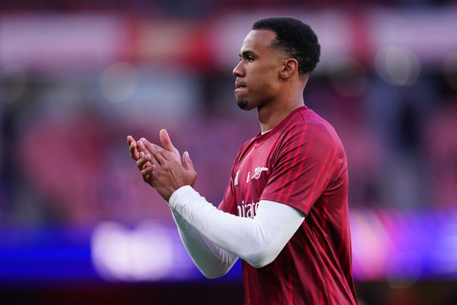 Gabriel of Arsenal ahead of the UEFA Champions League Quarter Finals match Arsenal vs Sporting CP at Arsenal stadium, London, United Kingdom on 15 April 2026

(Photo by Harvey Murphy/News Images)